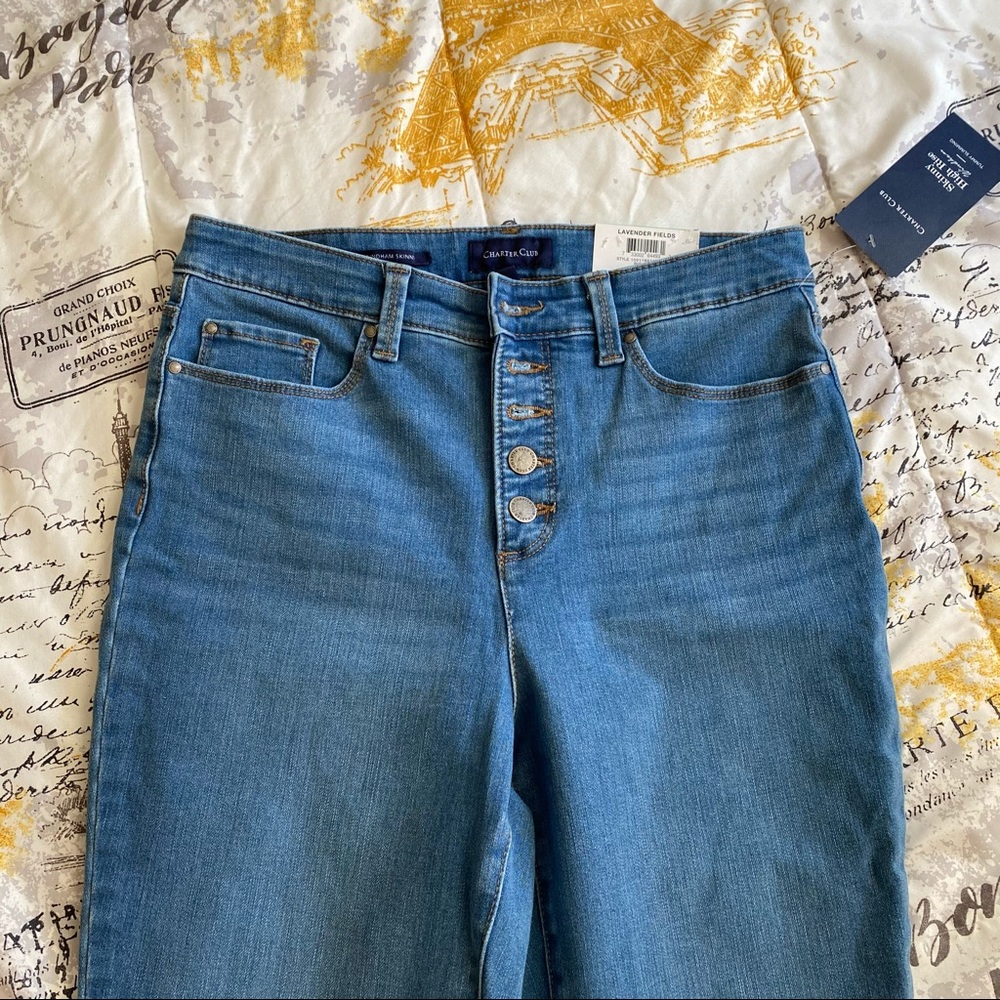 Charter Club Petite Skinny Leg Jeans (Size 8P)